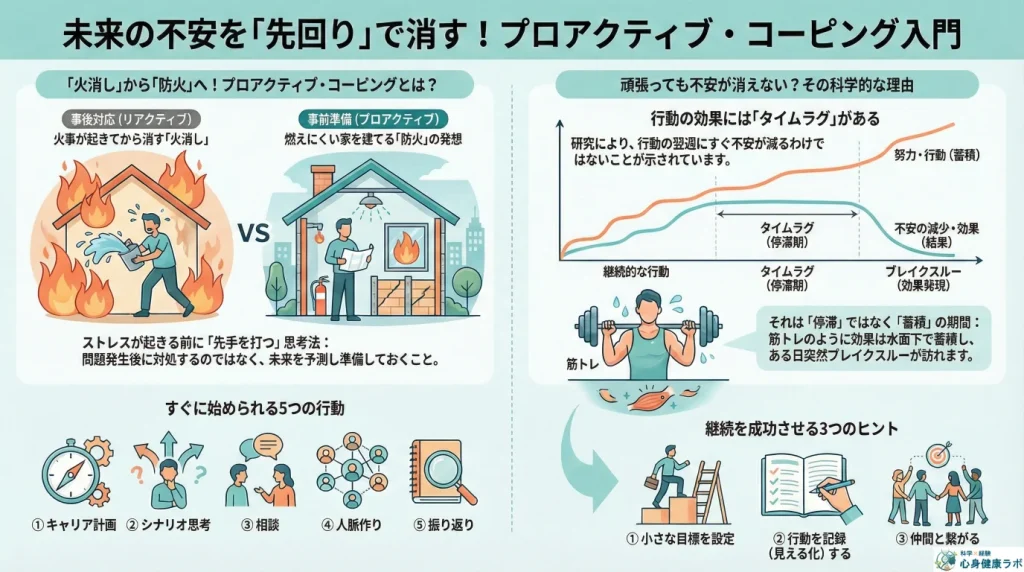 未来の不安を先回りで消すProアクティブコーピング入門