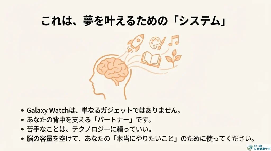 夢を叶えるためのシステム