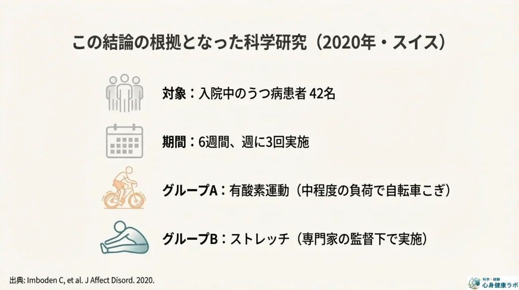 この結論の根拠となった科学研究