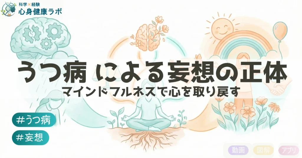 うつ病による妄想の正体マインドフルネスで心を取り戻す